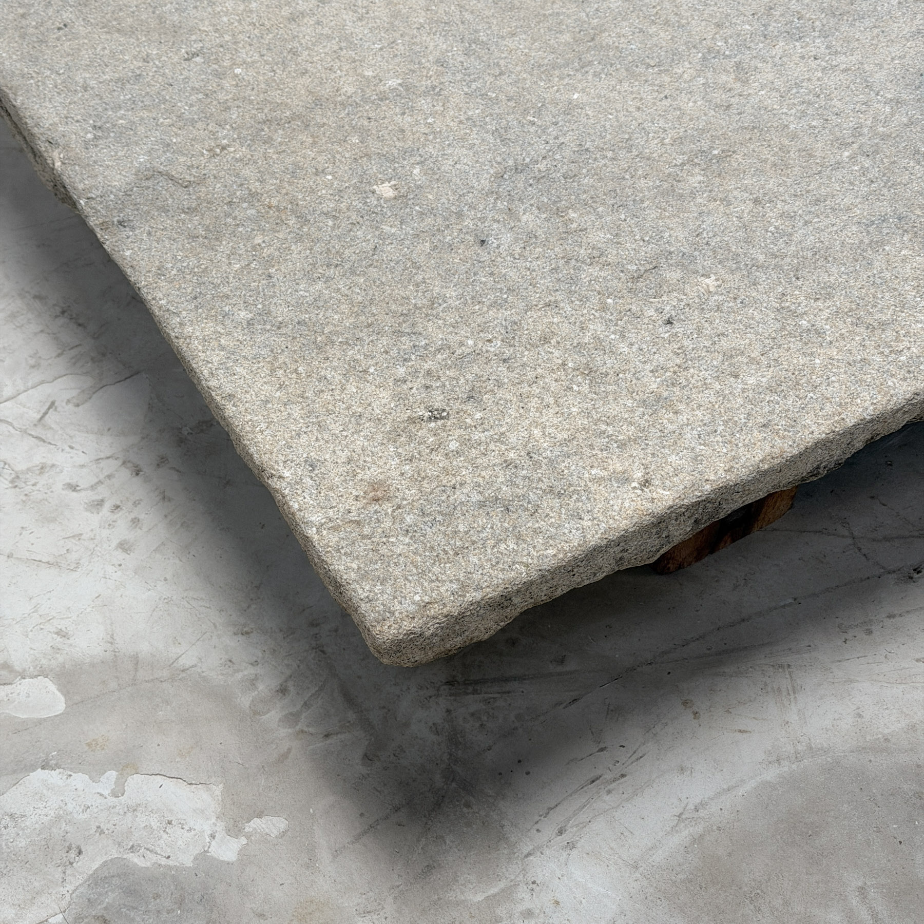 Stone primitive coffee table 