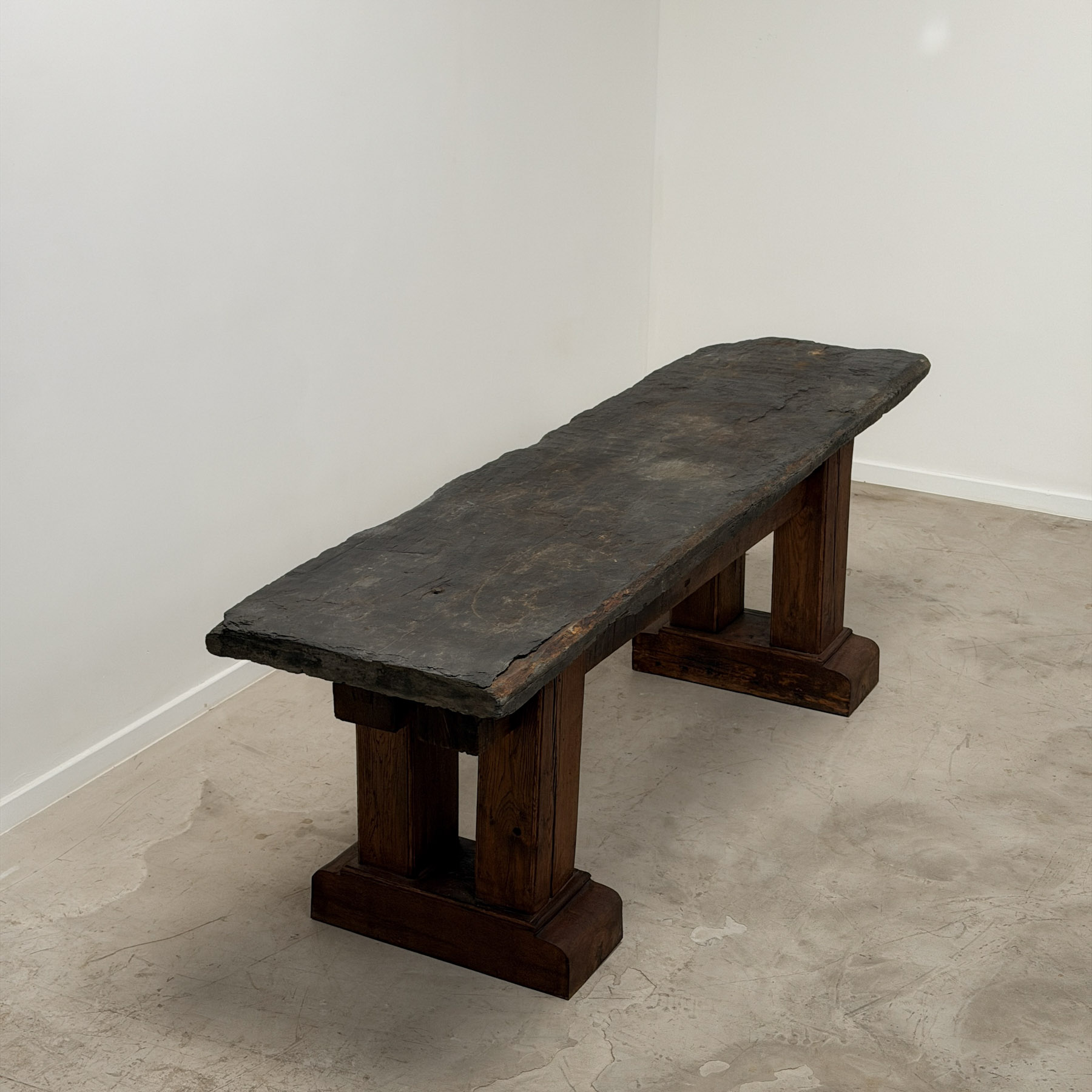 Rustic Slate Console 20th