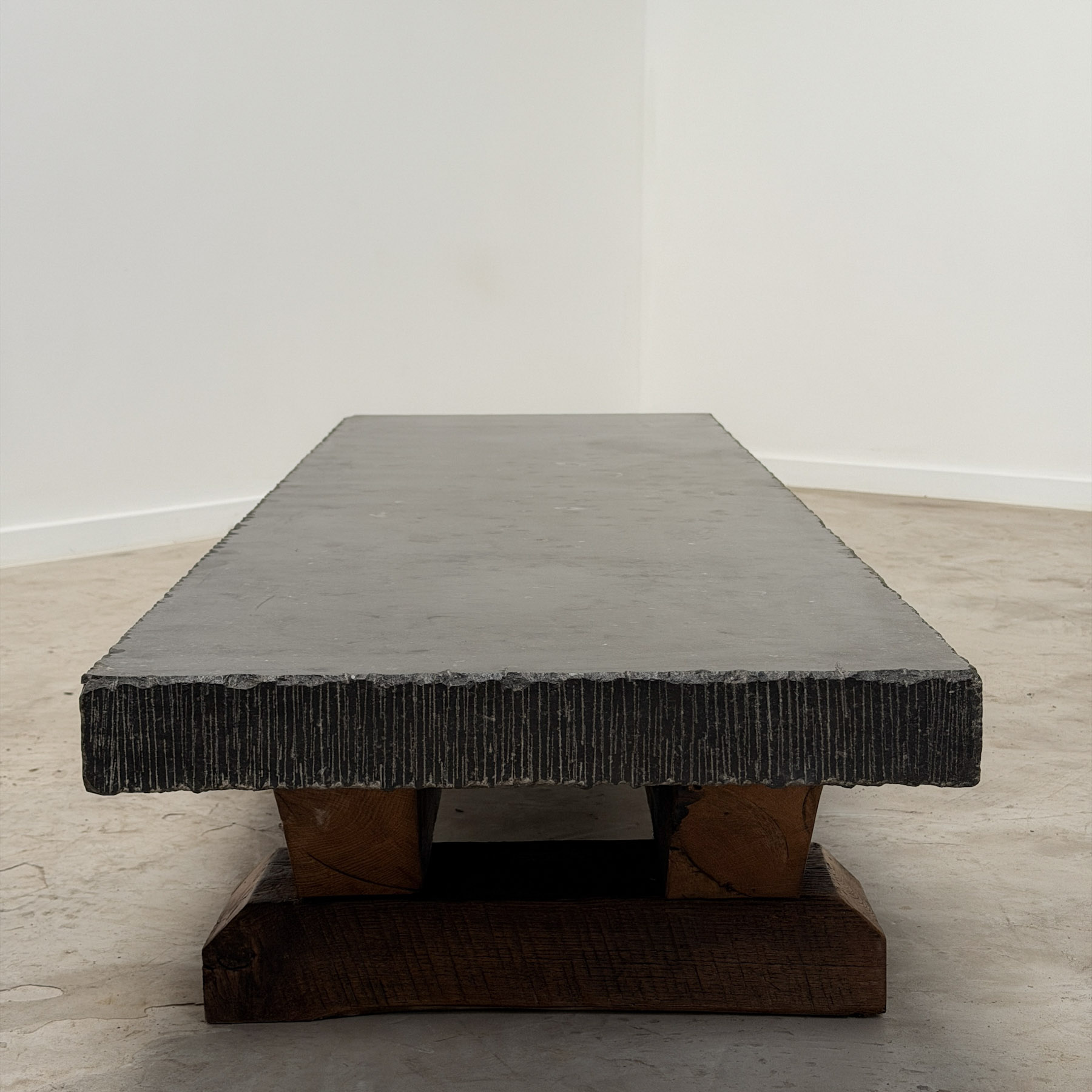 Solid Blue Stone Coffee Table