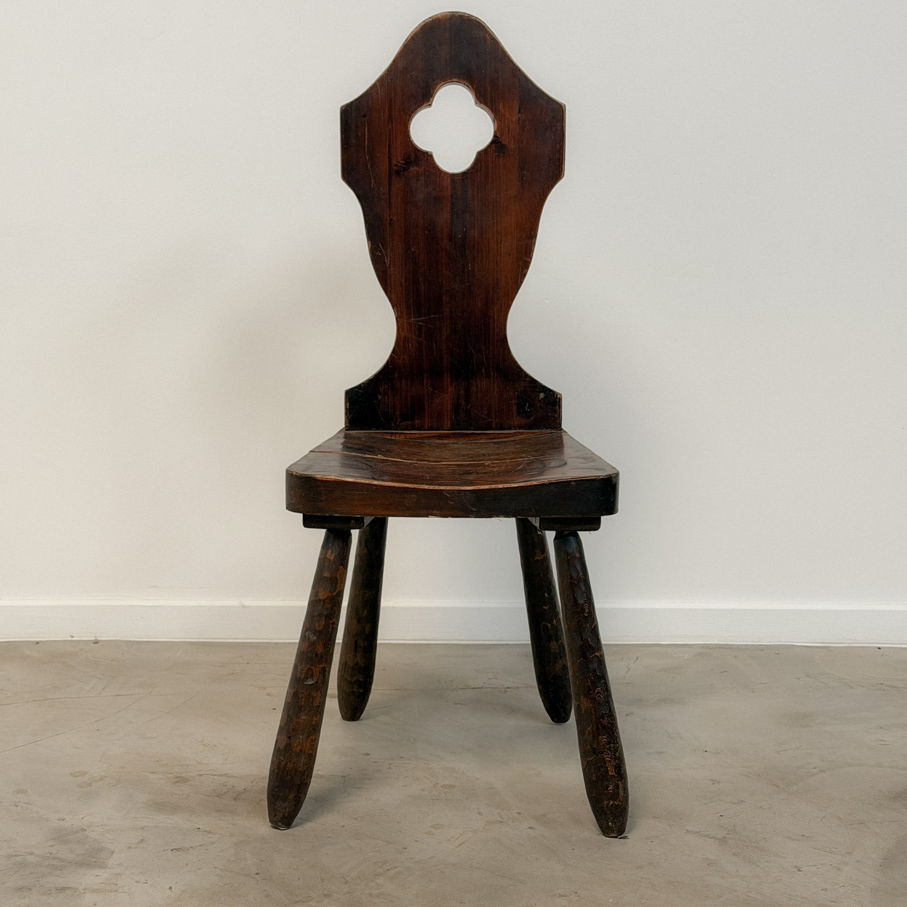 Set of Six Mountain Pine Chairs, 1960s