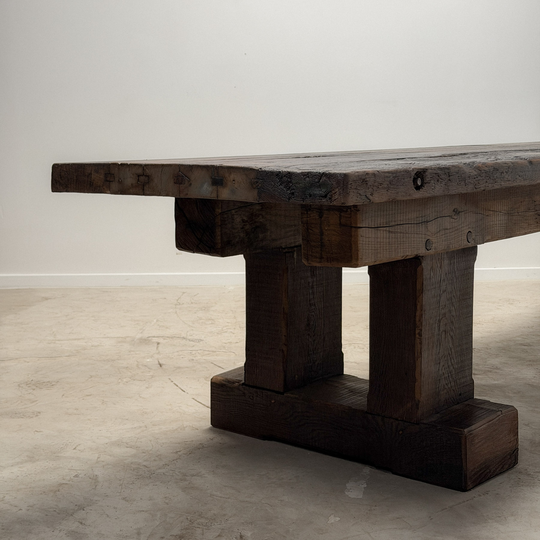 Gorgeous Large Solid Oak Workbench