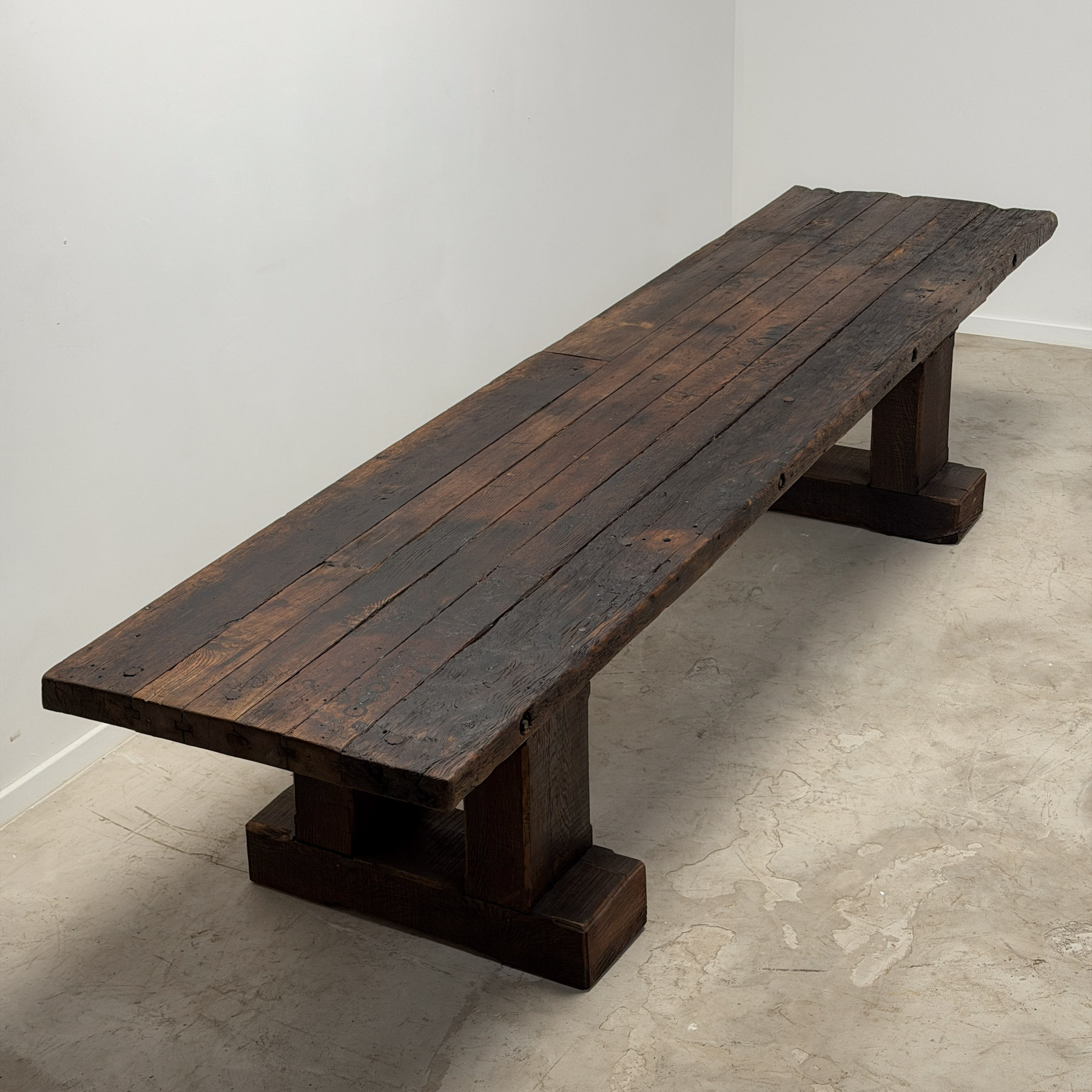 Gorgeous Large Solid Oak Workbench