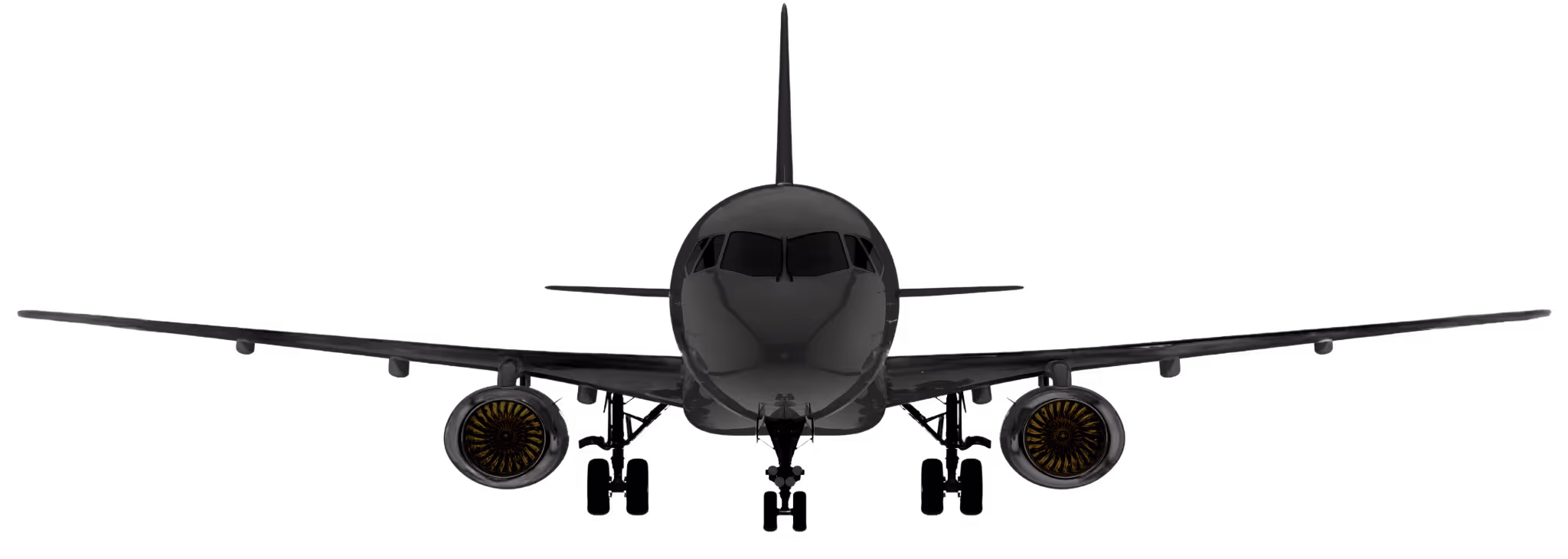 A black and white photo of a jet engine.