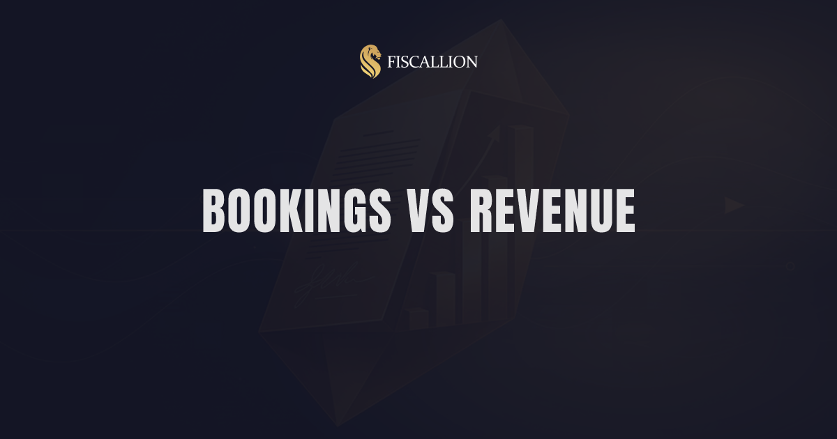 Bookings vs revenue in SaaS: definitions, calculations, and the decisions they drive