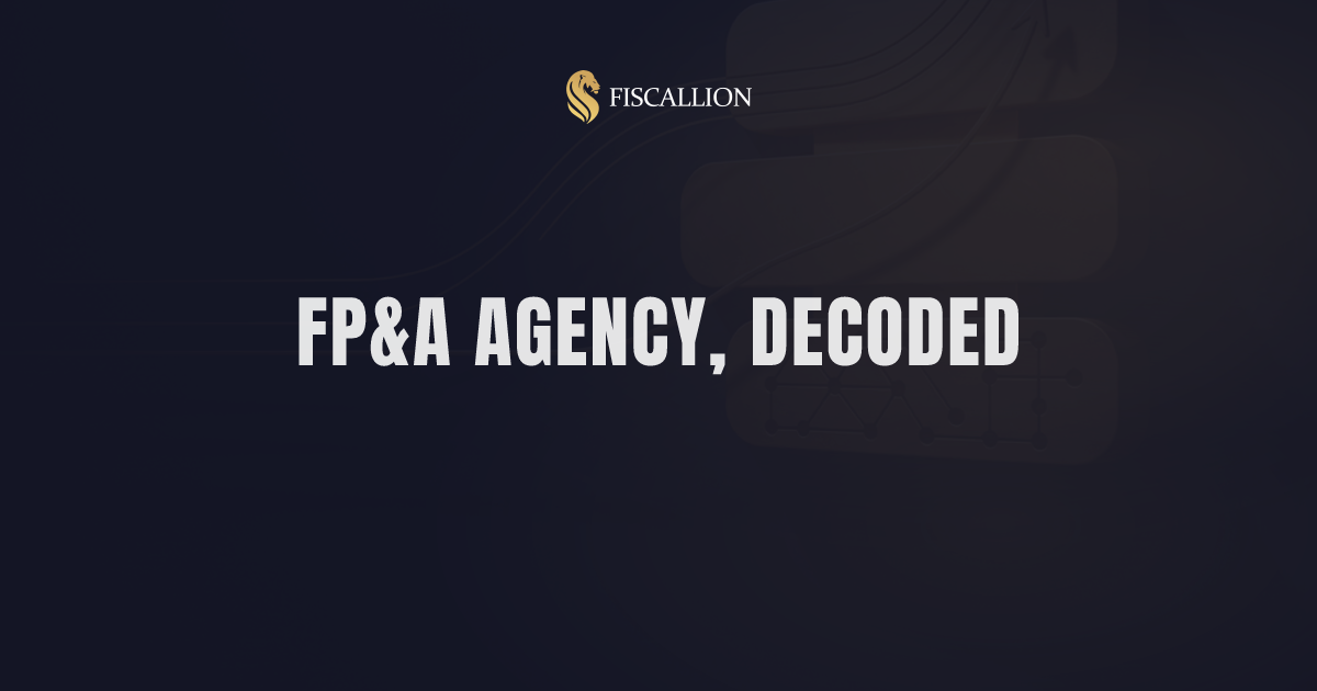 What does an FP&A agency do for SaaS companies?