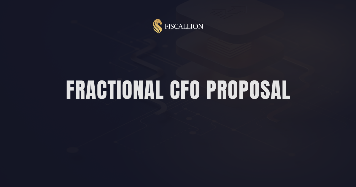 Fractional CFO Agency Proposal Template for Series A/B SaaS Companies