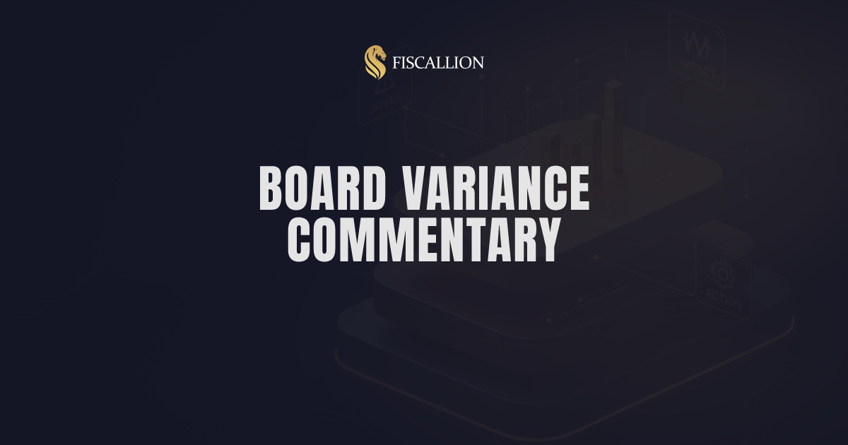 SaaS Board Variance Commentary Examples: What to Write When Metrics Miss or Beat Plan