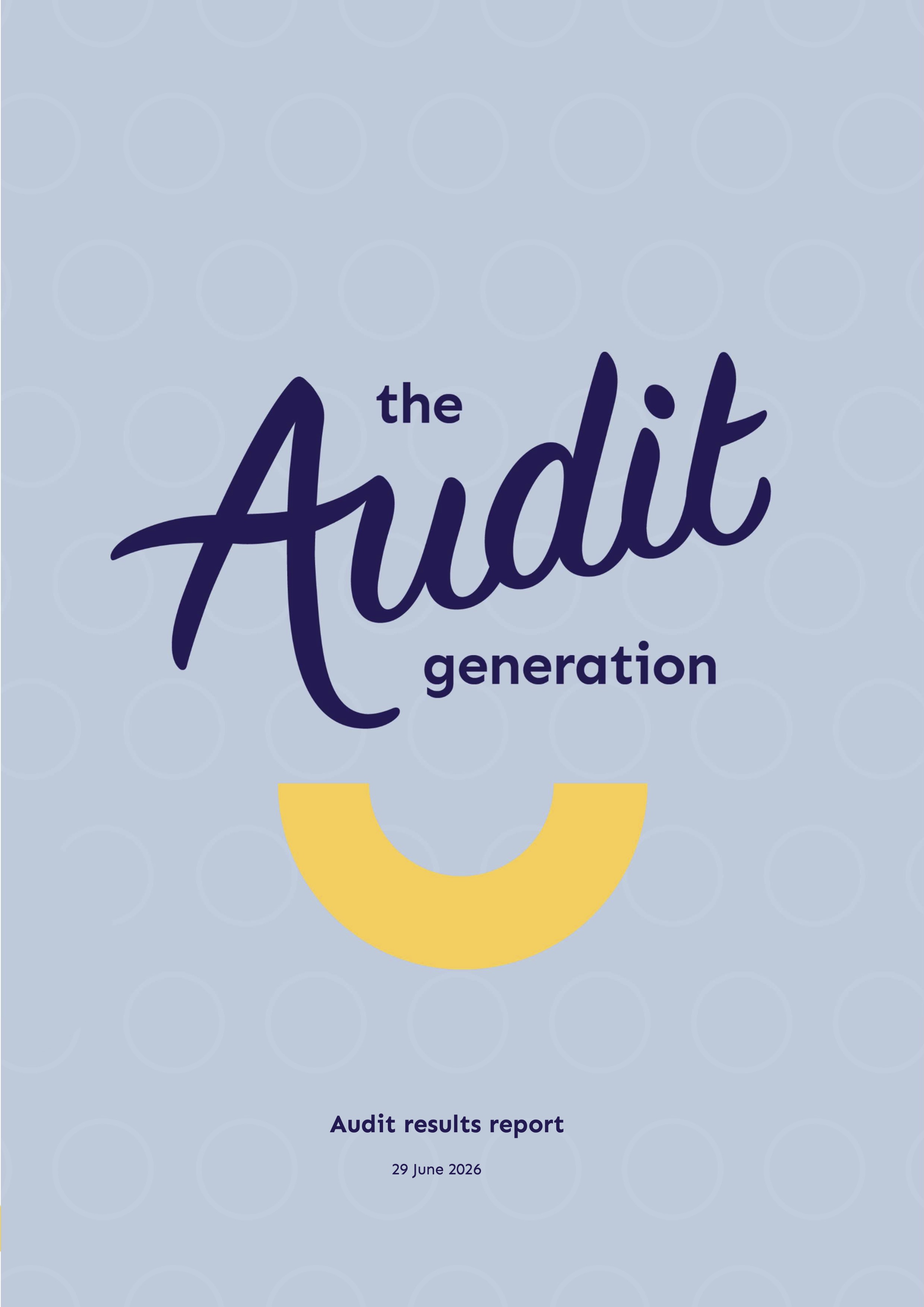 Audit results report 2025