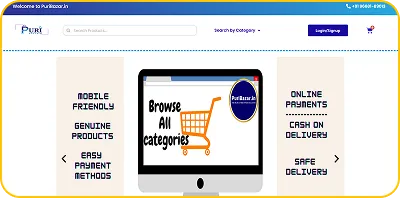 PuriBazar: Multivendor Website