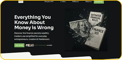 Finance 101 book exploding with Benjamin Franklin breaking financial myths