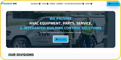 Daikin Tmi: Made with webflow