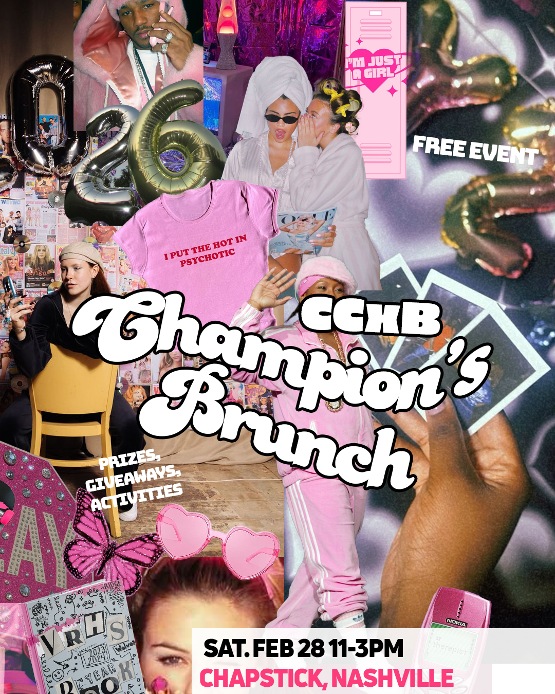 Bookie's Present: AU2K26 Championship Brunch at Chapstick in Nashville, TN on February 28, 2026