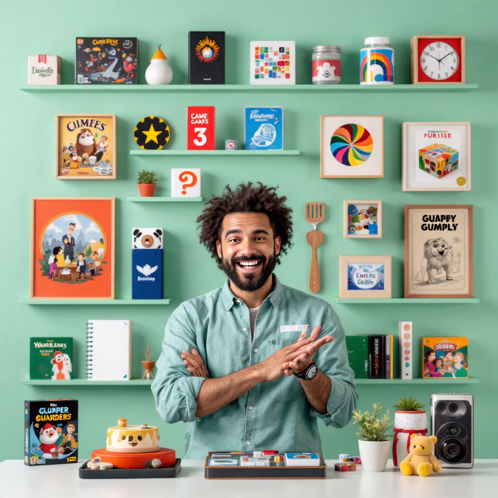 [team] image of store owner or staff (for a toys & game store)