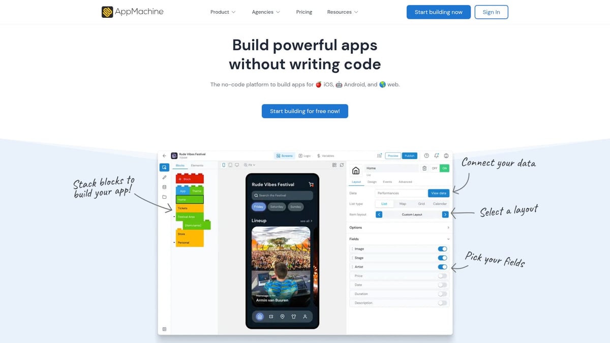 Top 7 App To Make Your Ideas Reality in 2026 - AppMachine
