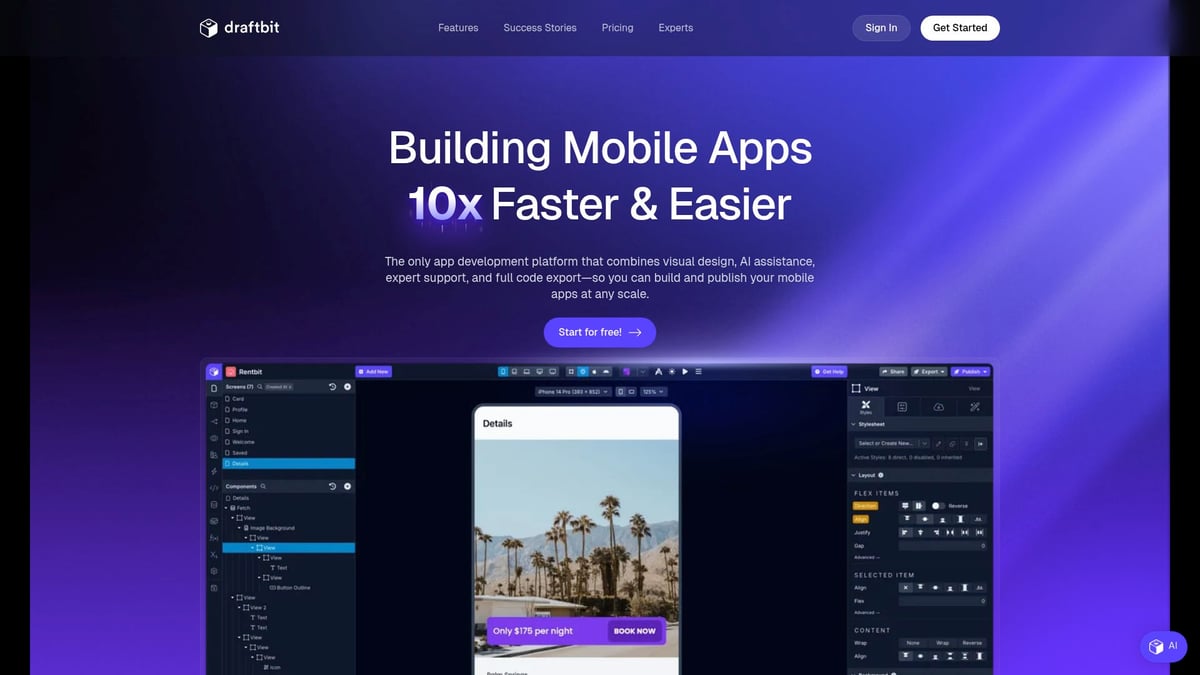 7 Essential App To Make App Tools for 2026 Success - Draftbit