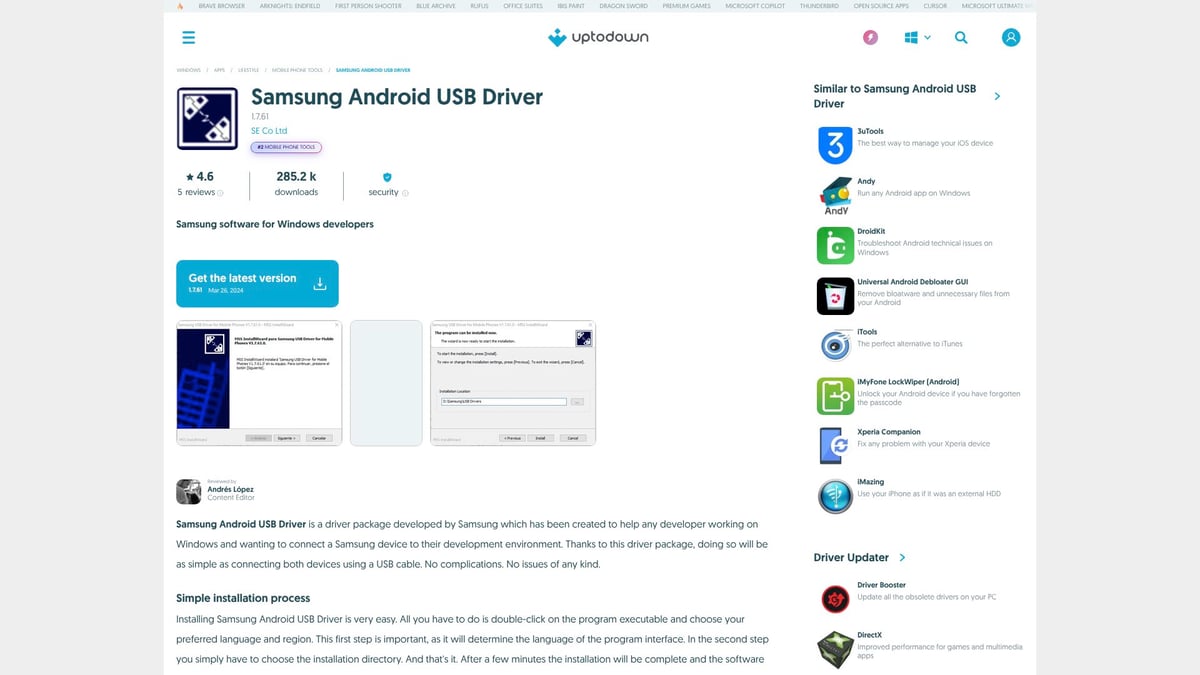 Top 8 Software For Mobile You Should Try in 2026 - Samsung Android USB Driver
