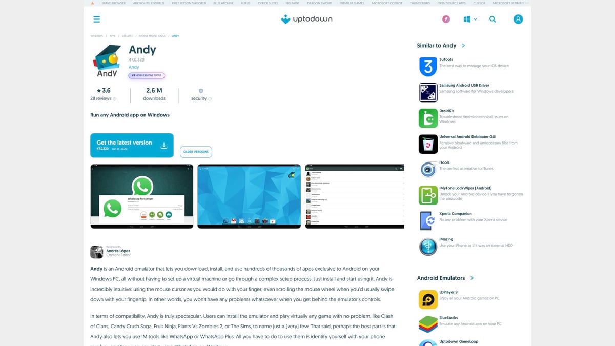 Top 8 Software For Mobile You Should Try in 2026 - Andy