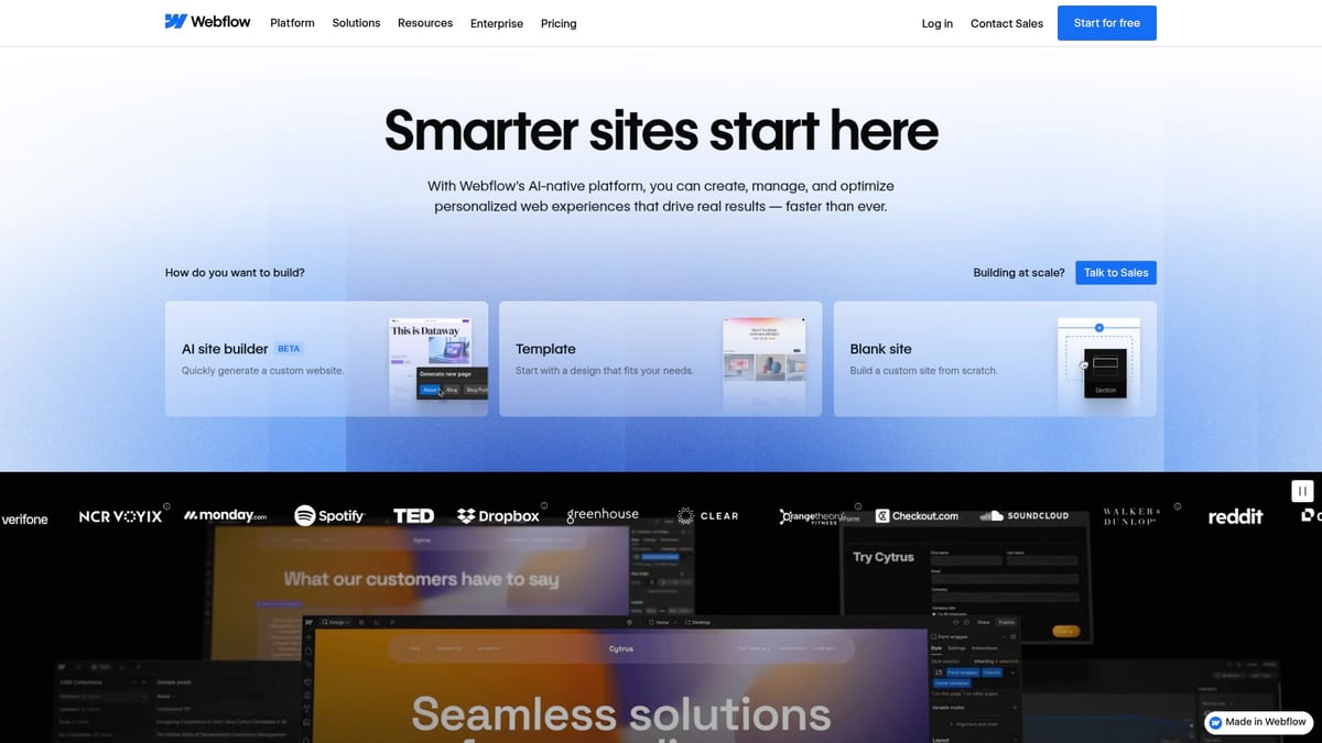 7 Exciting No Code Web Development Tools to Try in 2026 - Webflow