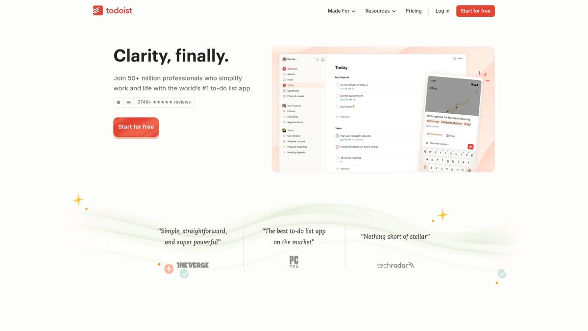 7 Brilliant Top Rated App Picks to Try in 2026 - Todoist