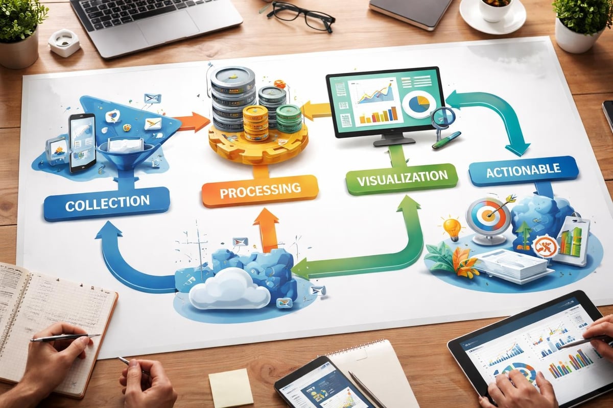 Analytics dashboard concept