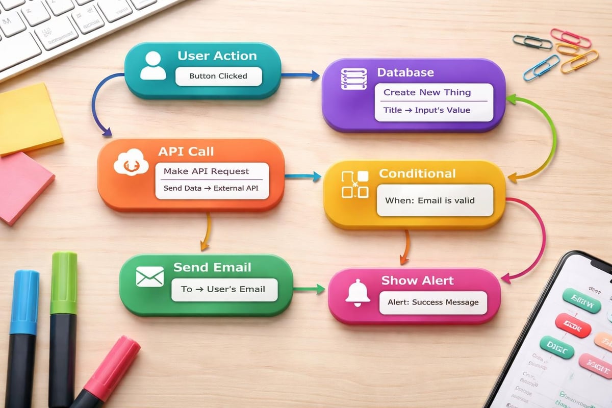Bubble visual workflow builder