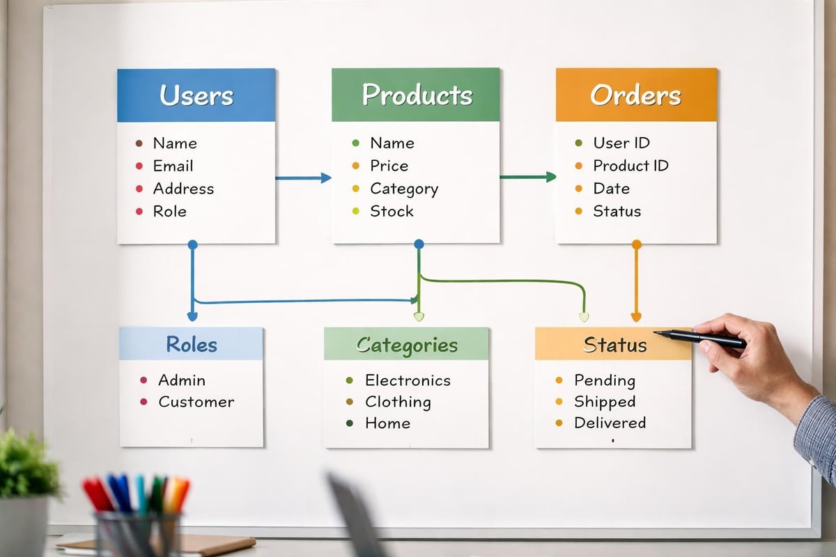 Bubble database structure