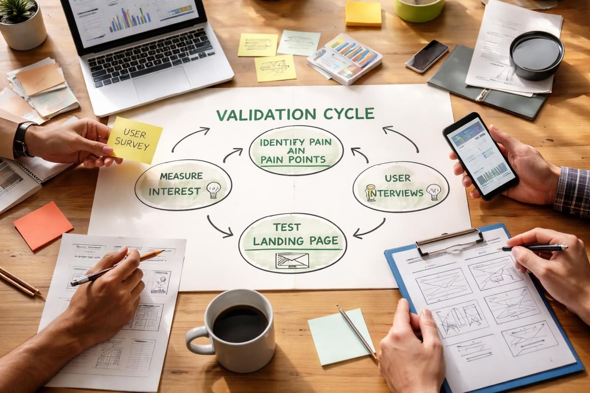 Tech startup idea validation process