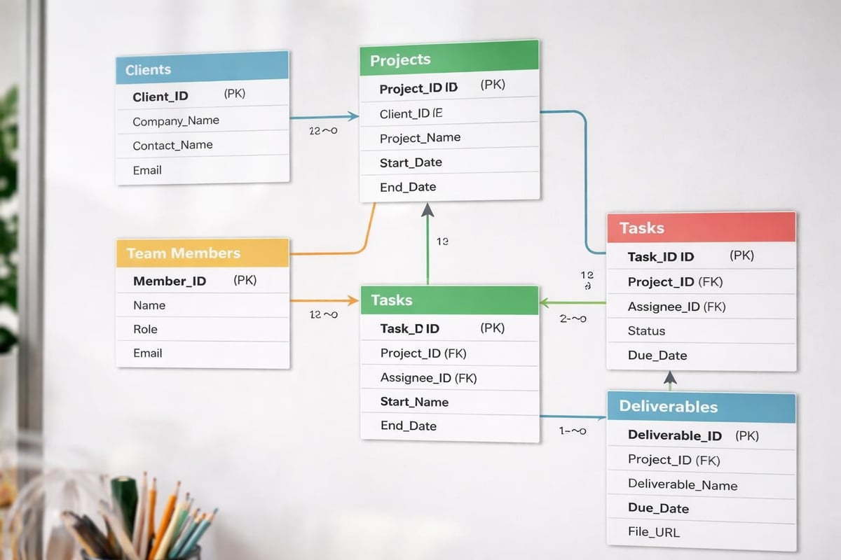 Agency app database structure