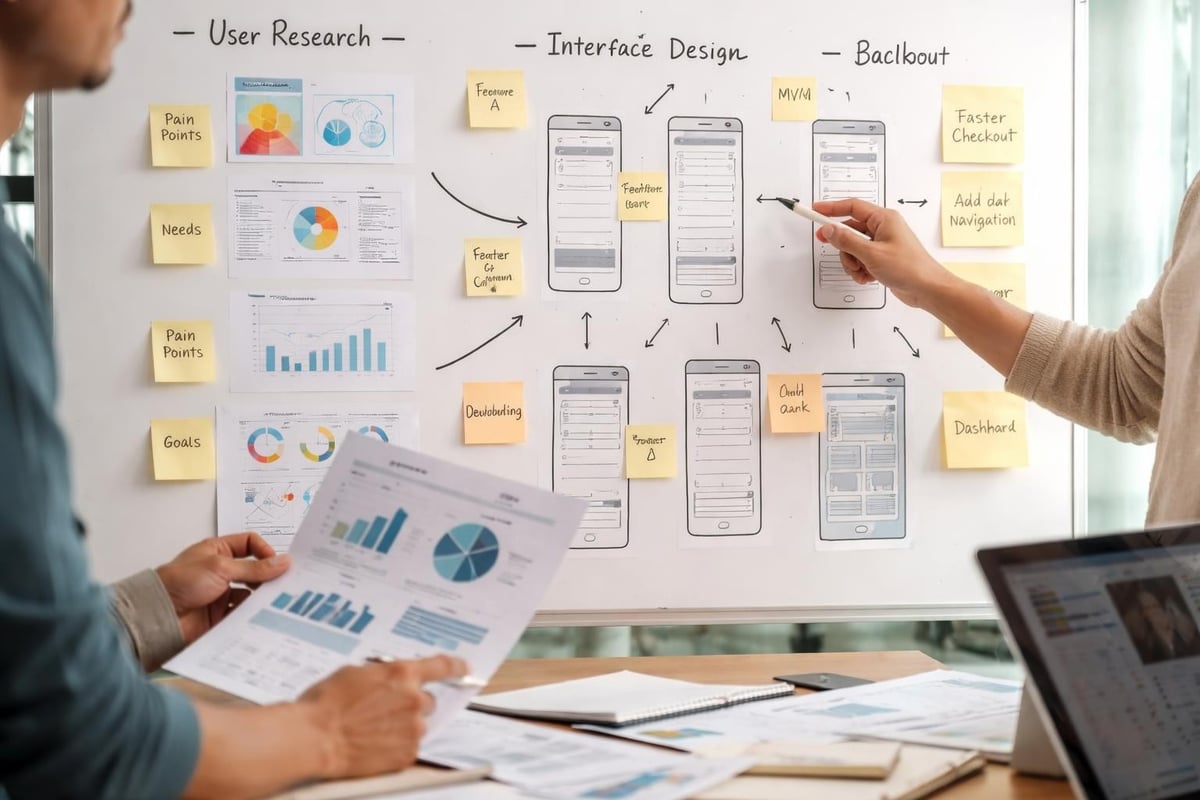 User research informing design decisions