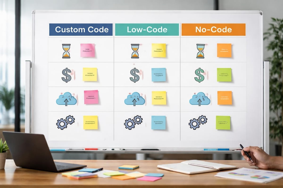 Technology stack decision matrix