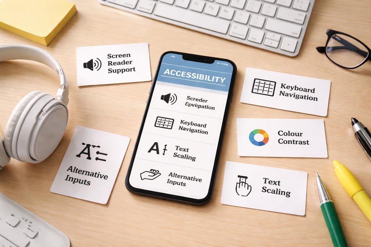 Accessible customization checklist