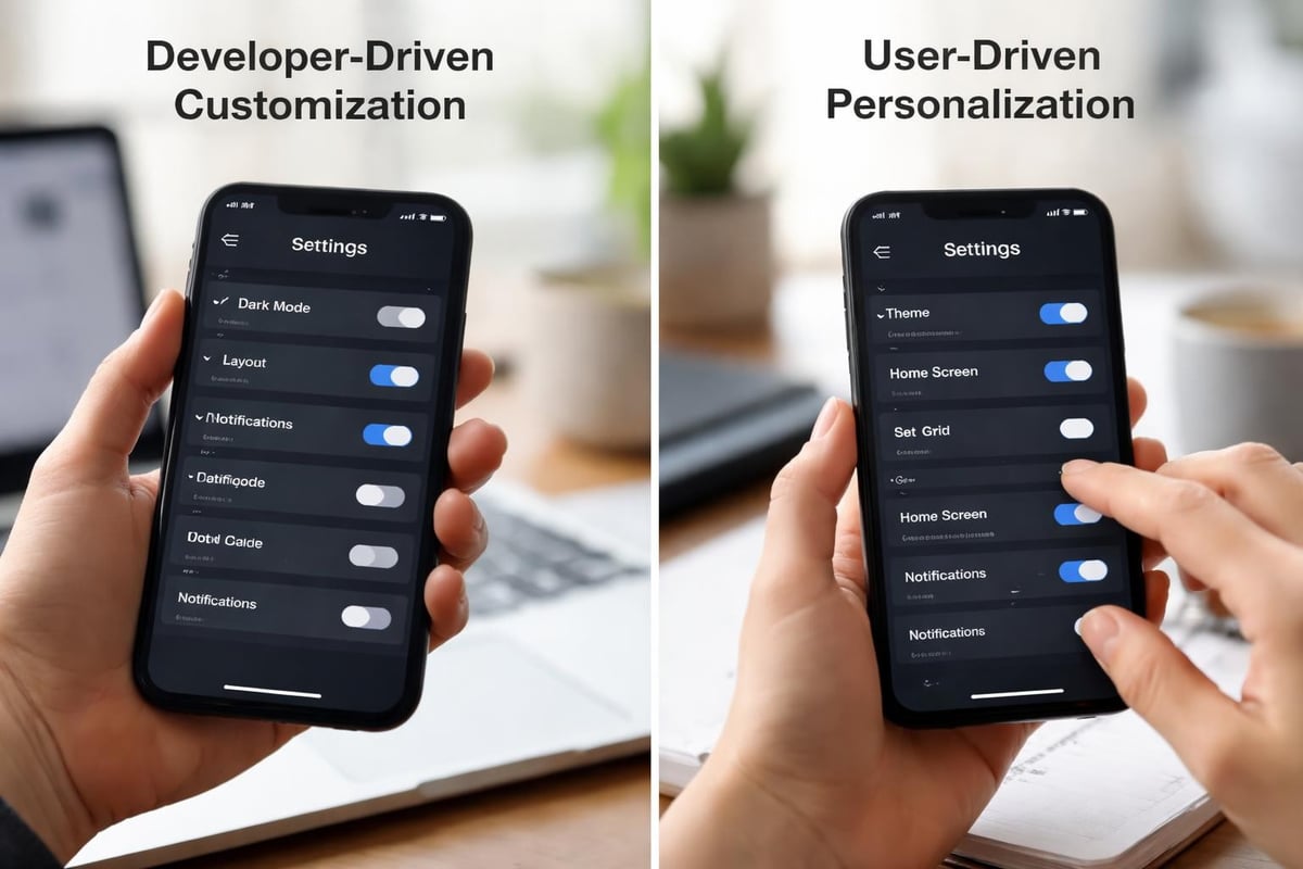 Personalization vs customization