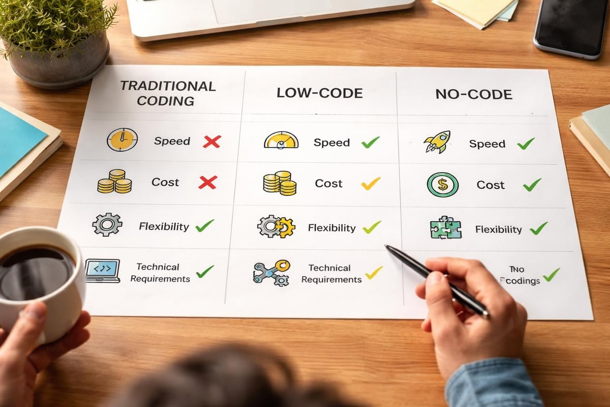 Development approach comparison