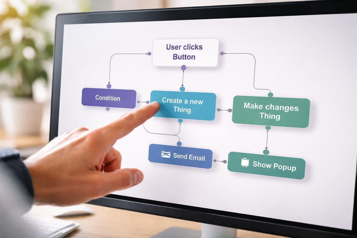 Bubble visual workflow builder