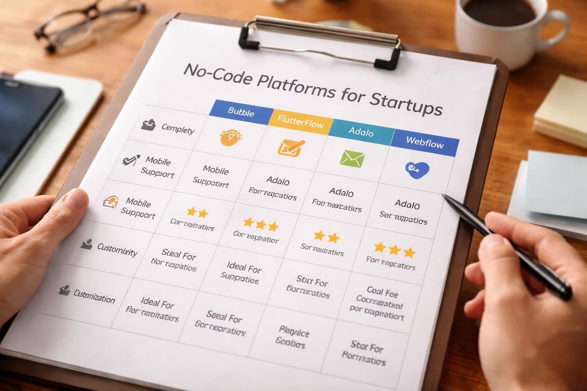 Platform comparison matrix