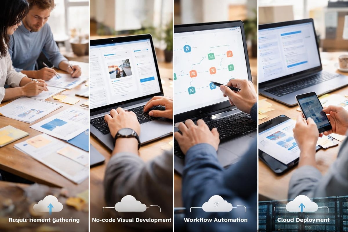 Custom app development process