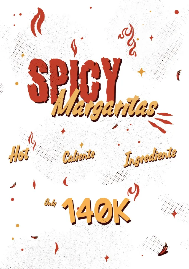 Spicy margaritas at Origen Bali, IDR 140K