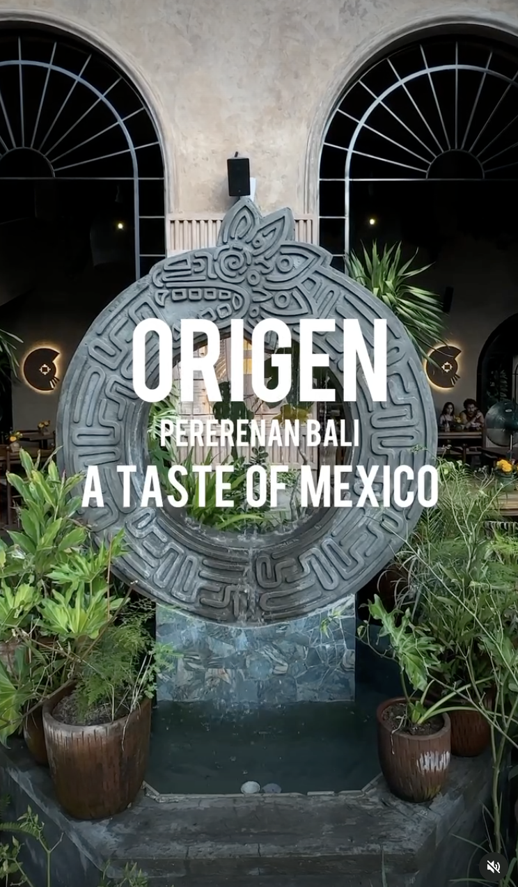 Food for Thought reel: Origen's carved stone serpent entrance in Pererenan, Bali