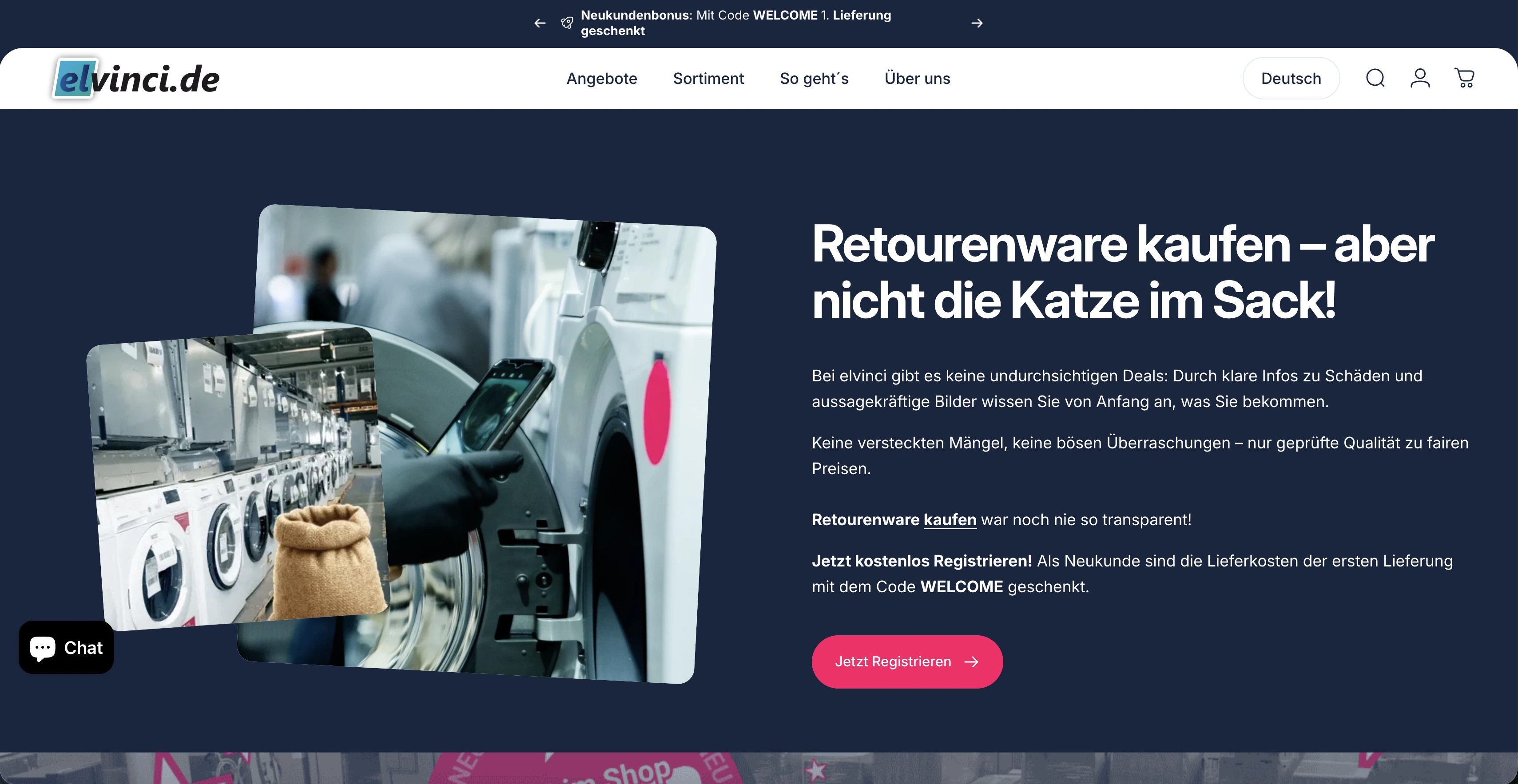 elvinci_startpage_screen_de