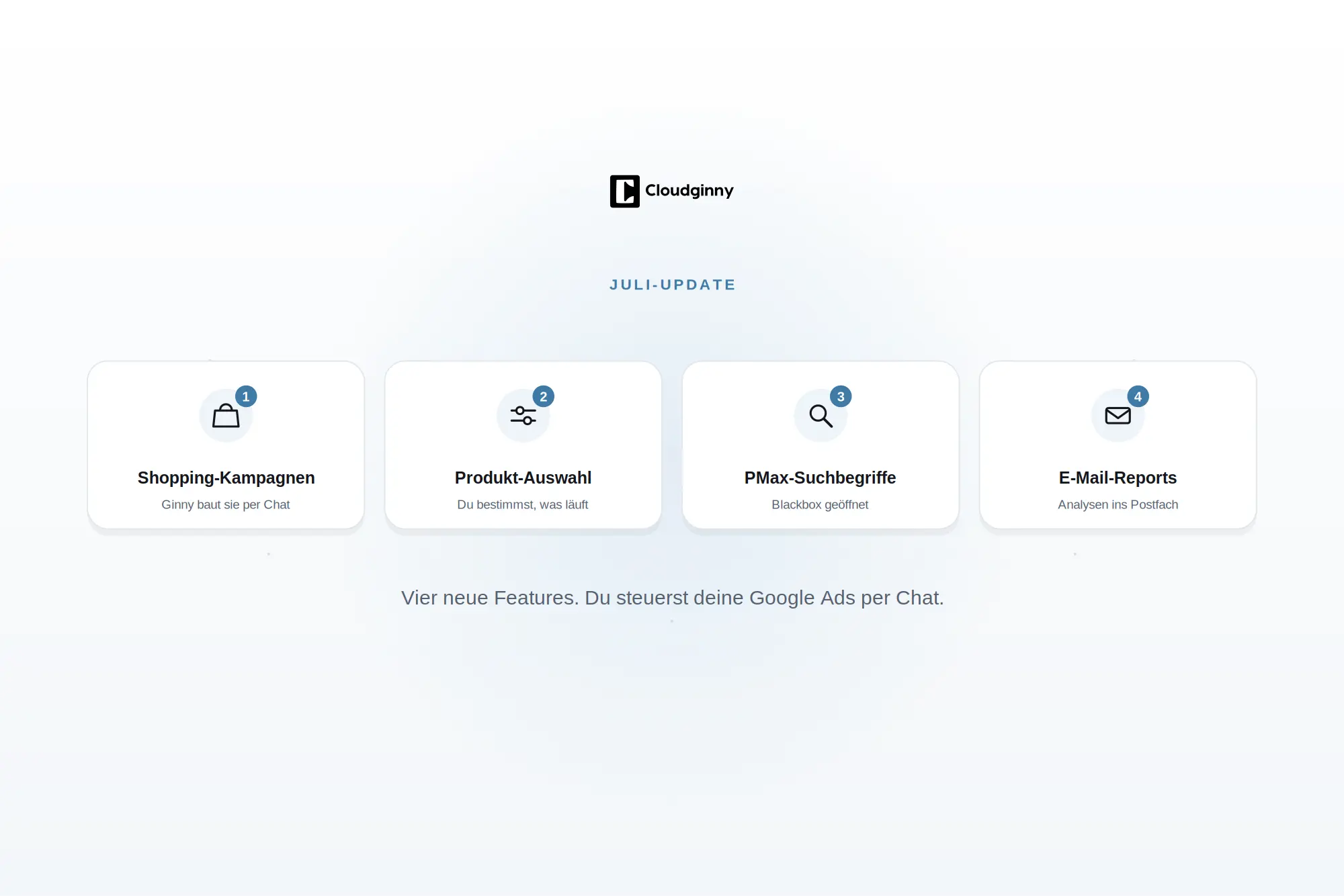 Shopping-Kampagnen per Chat erstellen