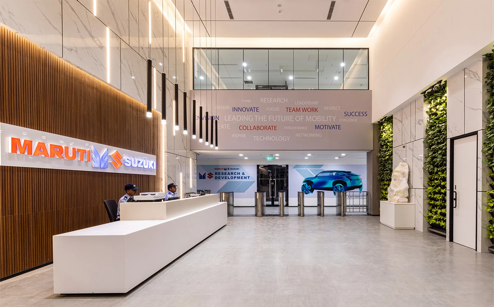 Maruti Suzuki workspace with AFC modular workstations