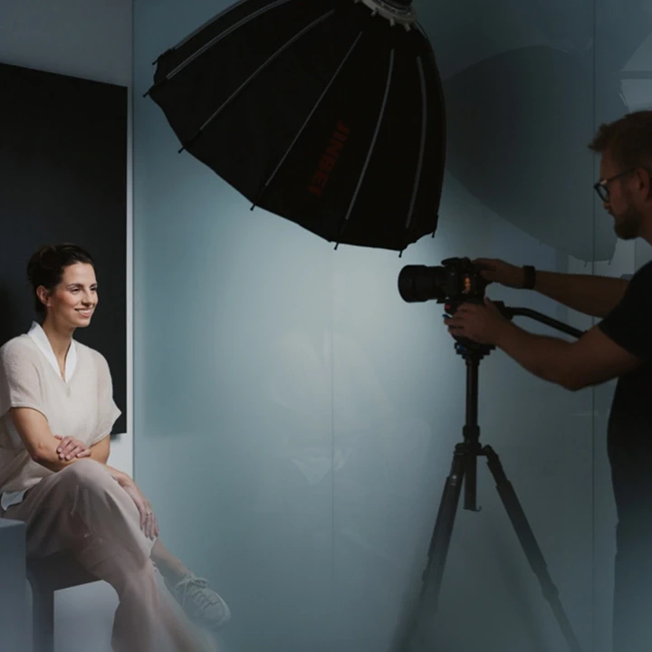 Fotoaufnahme für Digital Smile Design bei Q-Zahnärzte Freiburg