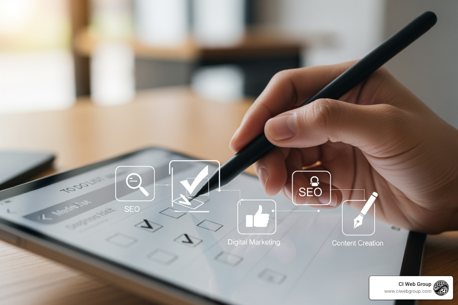 checklist of digital marketing services - plumbing SEO company