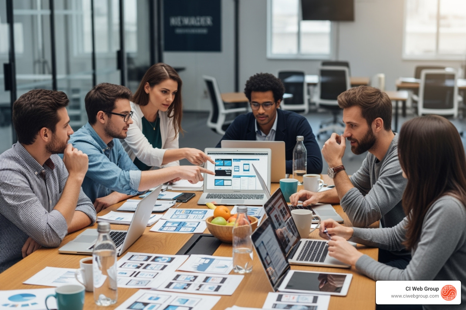 Collaborative web design meeting - Website Design in Seattle Wa Collaborative web design meeting - Website Design in Seattle Wa