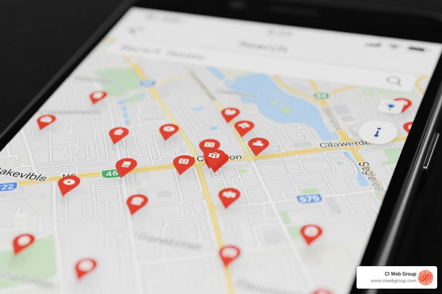 Google Maps local pack result for "garage door repair near me" - garage door repair repair digital marketing