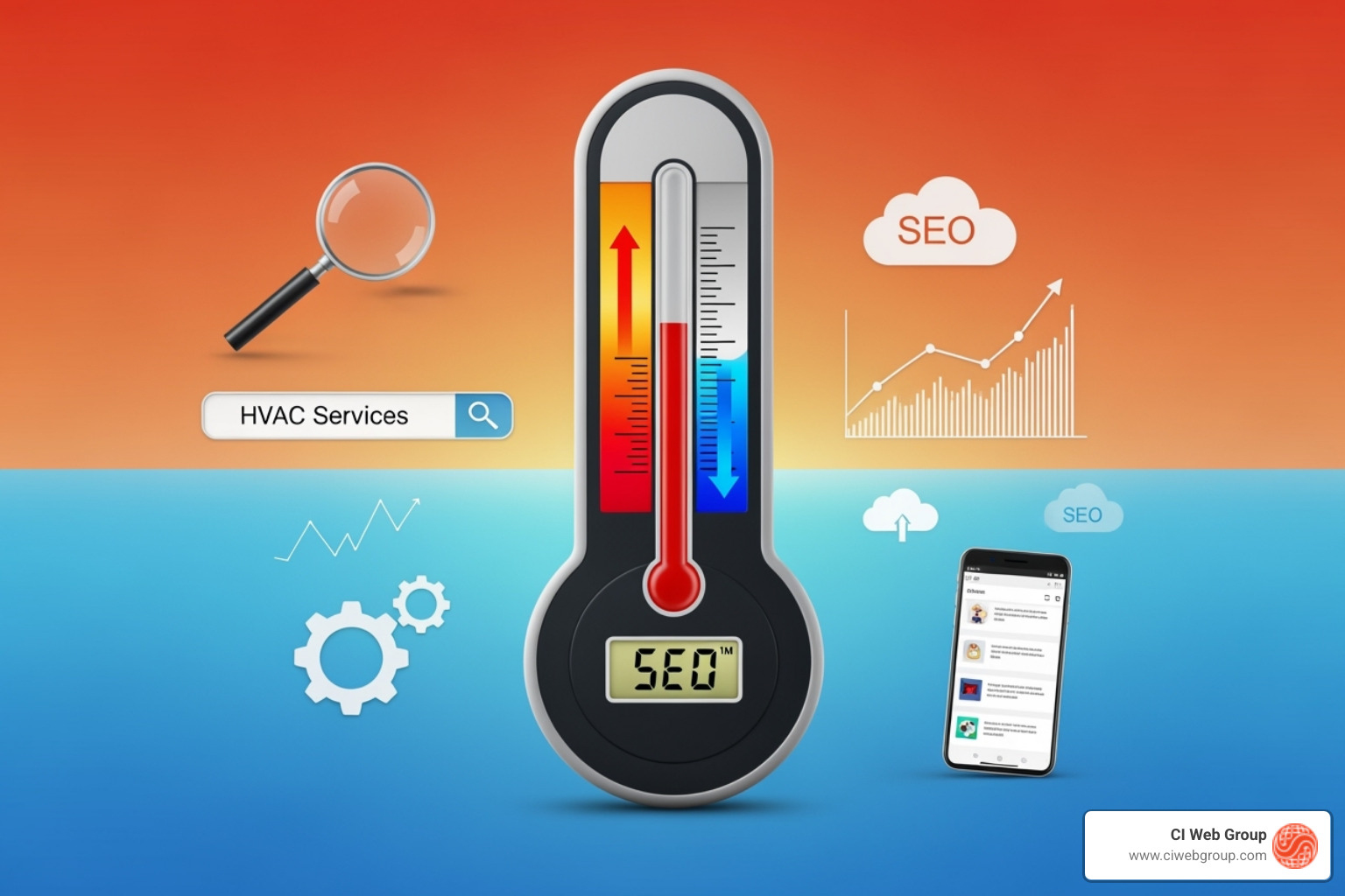Website loading quickly on desktop and mobile screens - heating and cooling seo Website loading quickly on desktop and mobile screens - heating and cooling seo