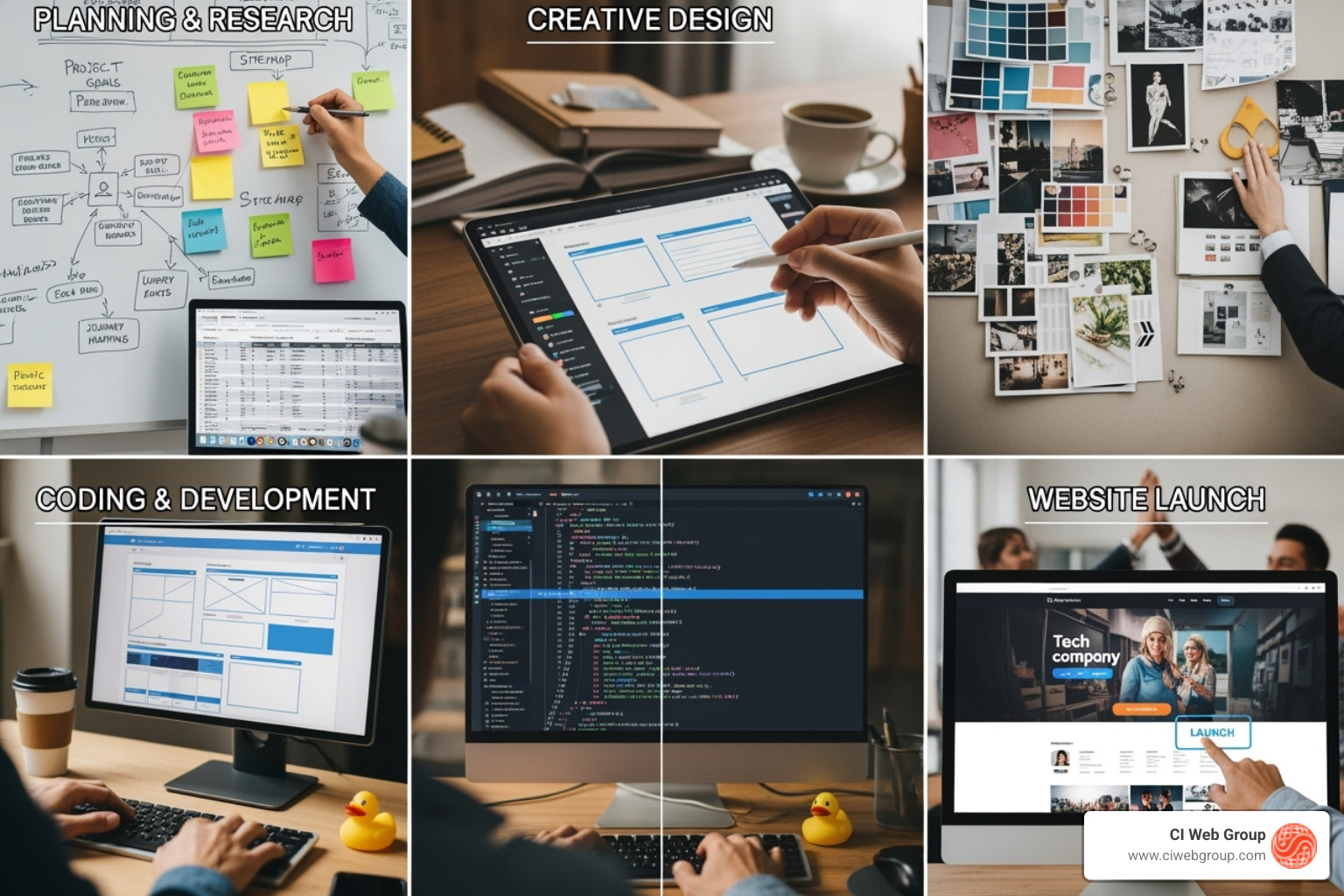 key stages of a web development project: Findy, Design, Develop, Deploy - services web design and development key stages of a web development project: Findy, Design, Develop, Deploy - services web design and development