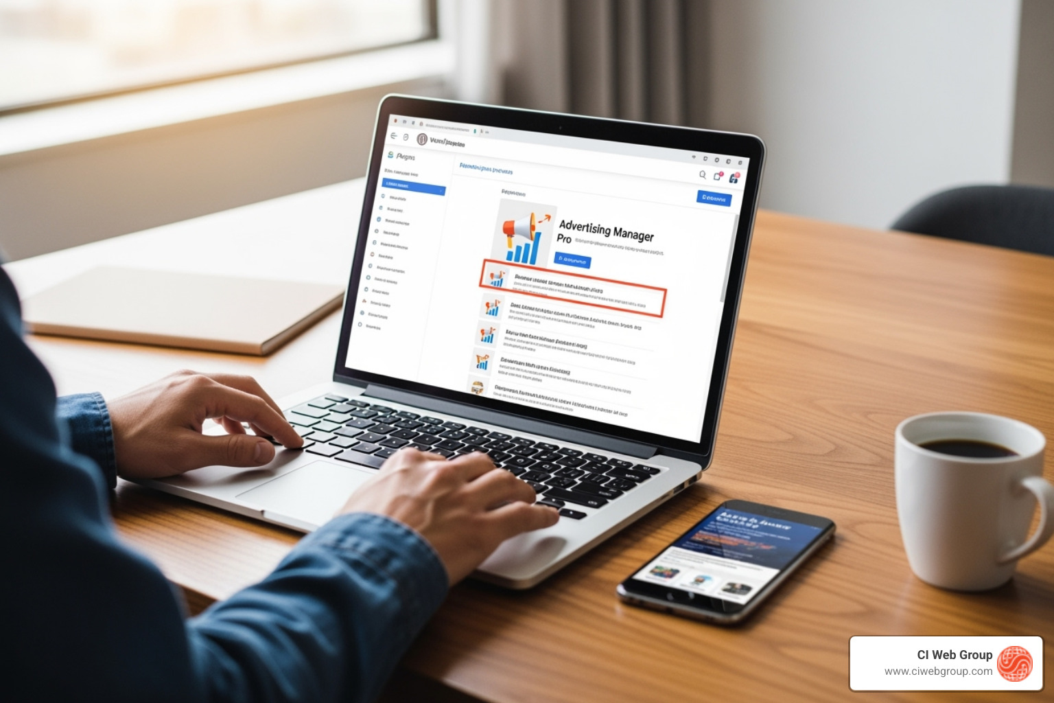 upward trend in website revenue - wordpress advertising plugin