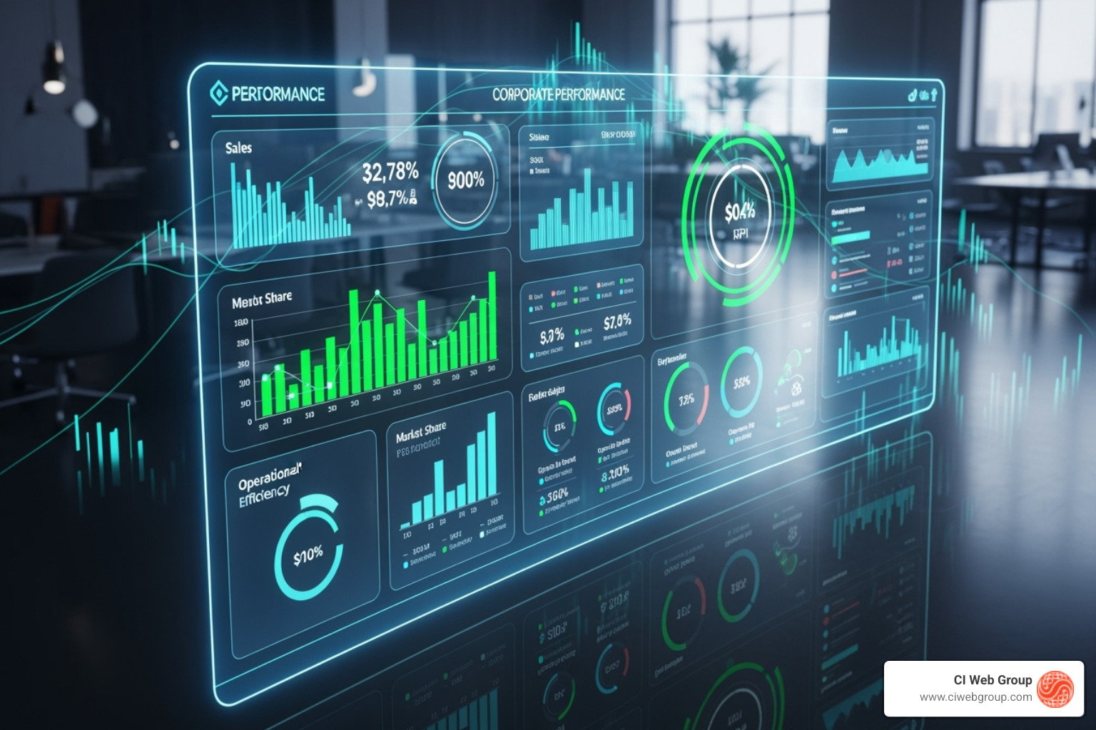illustrating the hierarchy of strategic, tactical, and operational dashboards within a company - corporate performance dashboard
