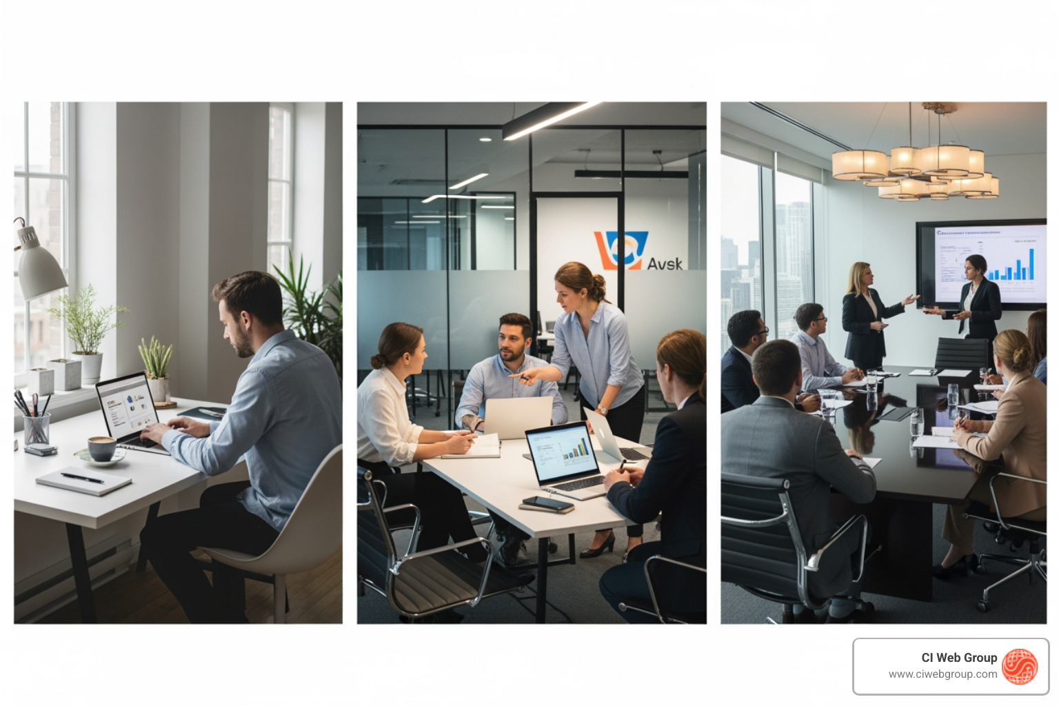 Comparison chart showing three columns: DIY, In-House Staff, and Specialized Agency, with rows listing pros and cons for each option in creating a content cluster calendar - Who can help me create a content cluster content calendar for my plumbing company?